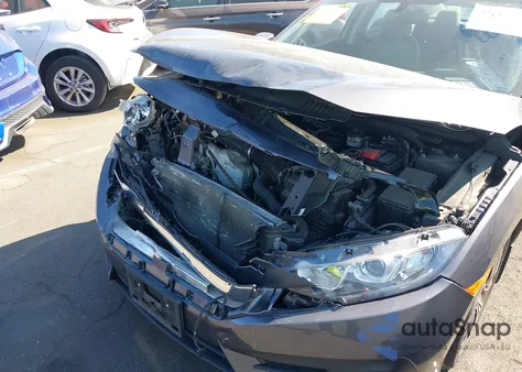 2017 Honda Civic Ex-L из США, поврежденный, VIN 2HGFC1F75HH635848